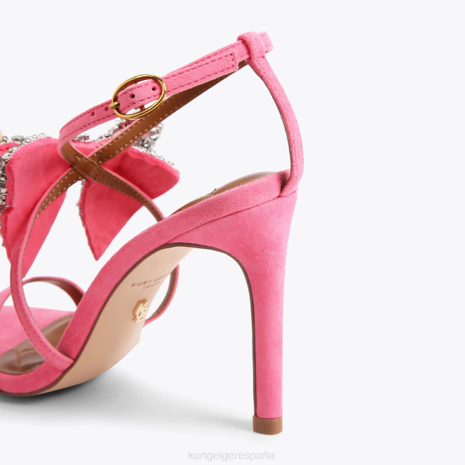Kurt Geiger mujer sandalia con lazo london bromley 95 2LPR337 | calzados rosa
